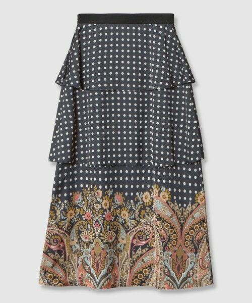 allureville / アルアバイル ミニ・ひざ丈スカート | 【LOULOU WILLOUGHBY】ペイズリードットスカート | 詳細5