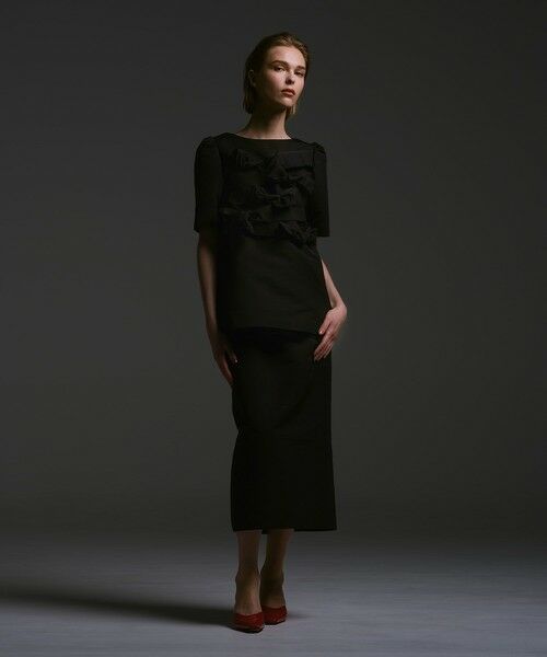 allureville / アルアバイル ミニ・ひざ丈スカート | 【LOULOU WILLOUGHBY】ランダムリボンタフタスカート | 詳細11