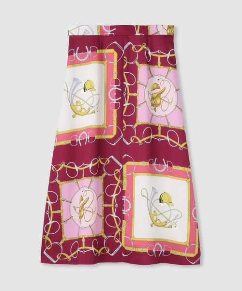 allureville / アルアバイル ミニ・ひざ丈スカート | 【LOULOU WILLOUGHBY】RATTIジョッキープリントスカート | 詳細7