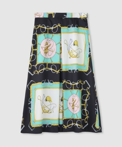 allureville / アルアバイル ミニ・ひざ丈スカート | 【LOULOU WILLOUGHBY】RATTIジョッキープリントスカート | 詳細17