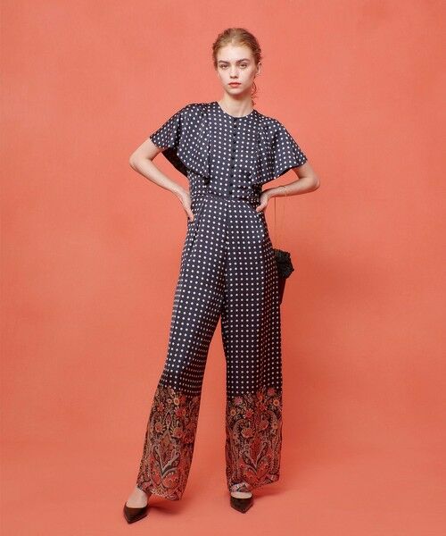 allureville / アルアバイル サロペット・オールインワン | 【LOULOU WILLOUGHBY】ペイズリードットオールインワン | 詳細4