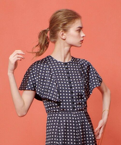 allureville / アルアバイル サロペット・オールインワン | 【LOULOU WILLOUGHBY】ペイズリードットオールインワン | 詳細7