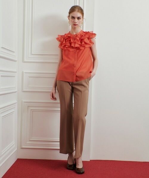 allureville / アルアバイル その他パンツ | 【LOULOU WILLOUGHBY】ダブルクロスフレアーパンツ | 詳細13