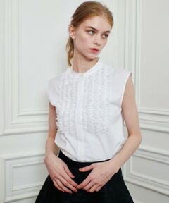 allureville / アルアバイル シャツ・ブラウス | 【LOULOU WILLOUGHBY】フロントシアーフリルブラウス