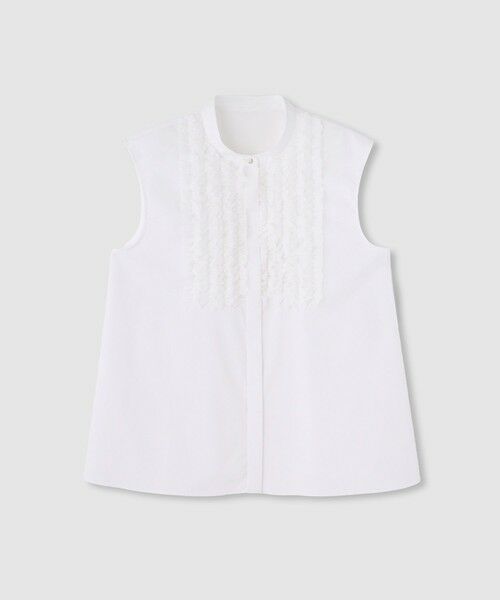 ✤美品✤LOULOU WILLOUGHBY フリルディティールブラウス　ホワイト LOULOU WILLOUGHBY】◇デシンドットフリル