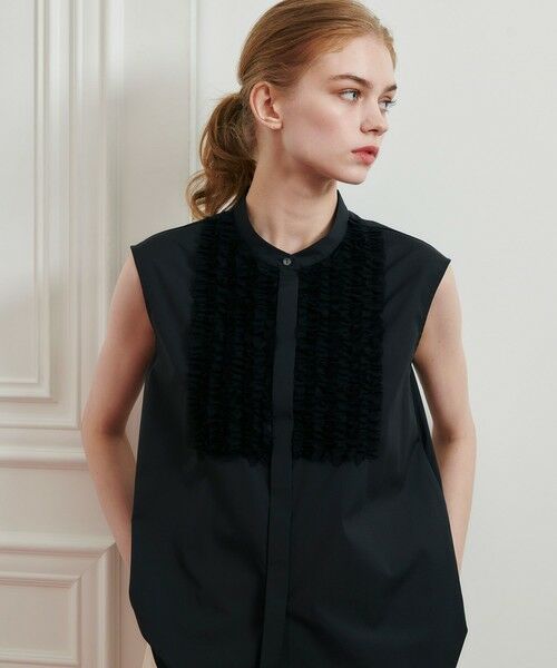 allureville / アルアバイル シャツ・ブラウス | 【LOULOU WILLOUGHBY】フロントシアーフリルブラウス | 詳細11