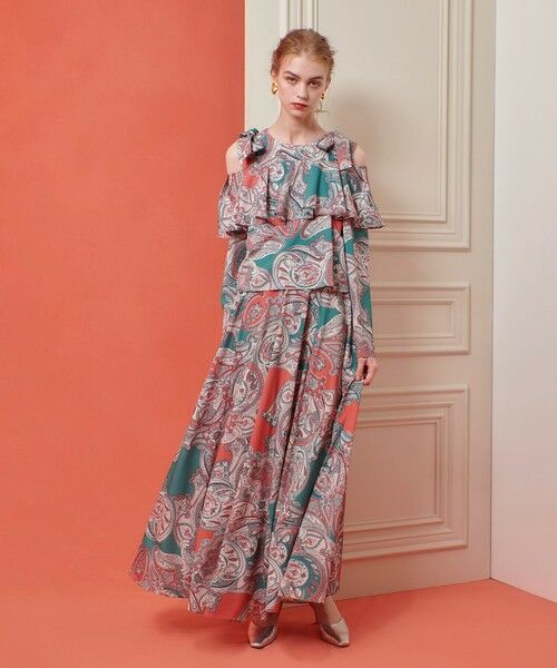 allureville / アルアバイル シャツ・ブラウス | 【LOULOU WILLOUGHBY】RATTIペイズリーオフショルブラウス | 詳細10