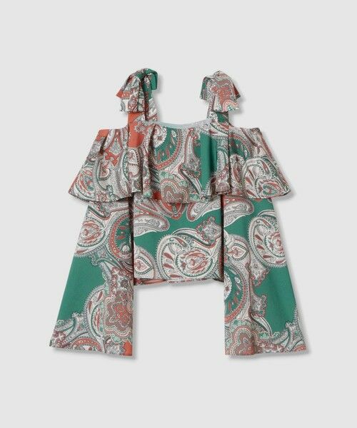 allureville / アルアバイル シャツ・ブラウス | 【LOULOU WILLOUGHBY】RATTIペイズリーオフショルブラウス | 詳細11