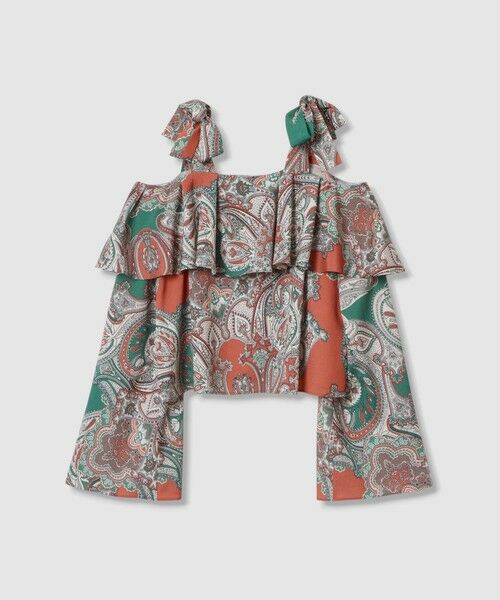 allureville / アルアバイル シャツ・ブラウス | 【LOULOU WILLOUGHBY】RATTIペイズリーオフショルブラウス | 詳細12