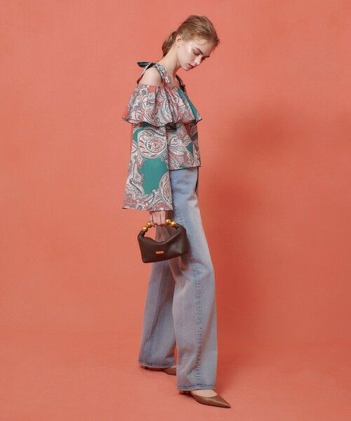 allureville / アルアバイル シャツ・ブラウス | 【LOULOU WILLOUGHBY】RATTIペイズリーオフショルブラウス | 詳細7