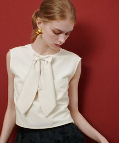 allureville / アルアバイル シャツ・ブラウス | 【LOULOU WILLOUGHBY】サテンリボンブラウス