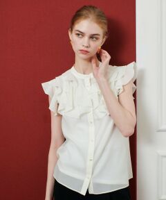 allureville / アルアバイル シャツ・ブラウス | 【LOULOU WILLOUGHBY】ラッフルボリュームブラウス