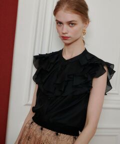 allureville / アルアバイル シャツ・ブラウス | 【LOULOU WILLOUGHBY】ラッフルボリュームブラウス