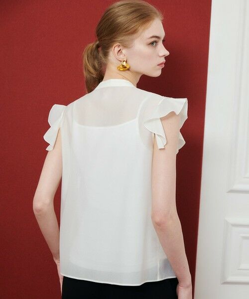 allureville / アルアバイル シャツ・ブラウス | 【LOULOU WILLOUGHBY】ラッフルボリュームブラウス | 詳細3