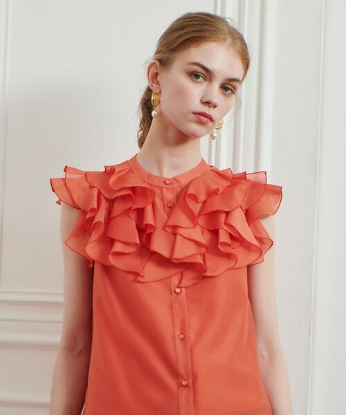 allureville / アルアバイル シャツ・ブラウス | 【LOULOU WILLOUGHBY】ラッフルボリュームブラウス | 詳細10