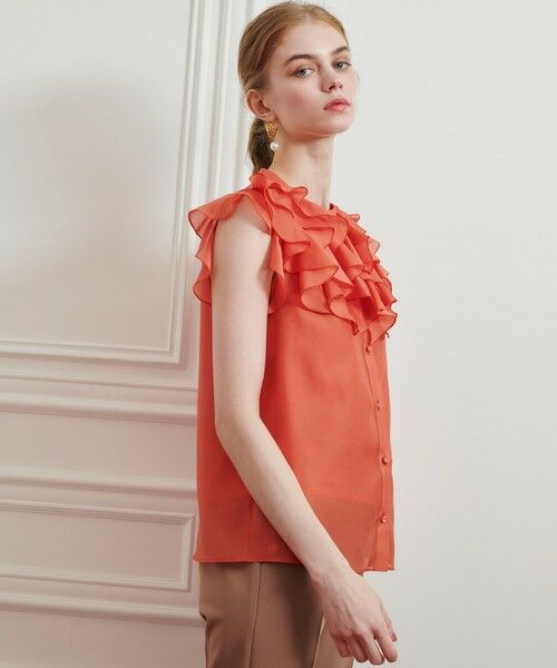 allureville / アルアバイル シャツ・ブラウス | 【LOULOU WILLOUGHBY】ラッフルボリュームブラウス | 詳細11