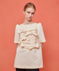 allureville / アルアバイル シャツ・ブラウス | 【LOULOU WILLOUGHBY】ランダムリボンタフタブラウス