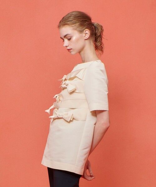 allureville / アルアバイル シャツ・ブラウス | 【LOULOU WILLOUGHBY】ランダムリボンタフタブラウス | 詳細2