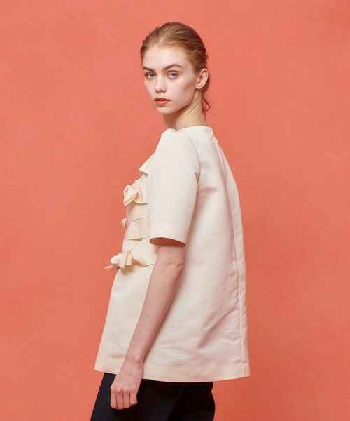 allureville / アルアバイル シャツ・ブラウス | 【LOULOU WILLOUGHBY】ランダムリボンタフタブラウス | 詳細3