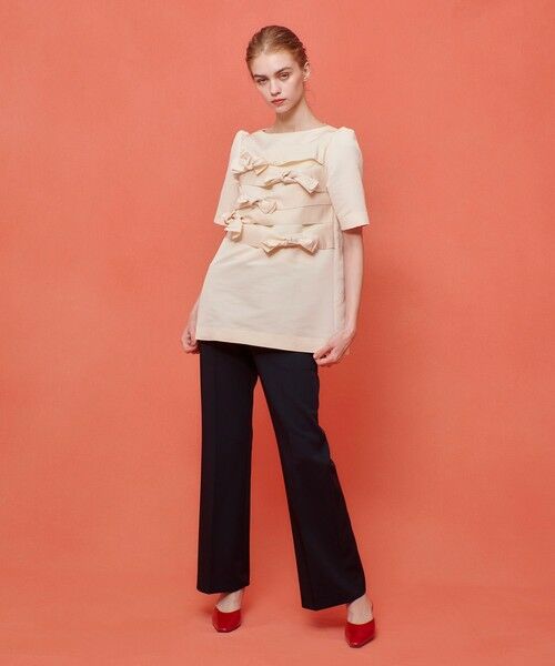 allureville / アルアバイル シャツ・ブラウス | 【LOULOU WILLOUGHBY】ランダムリボンタフタブラウス | 詳細4