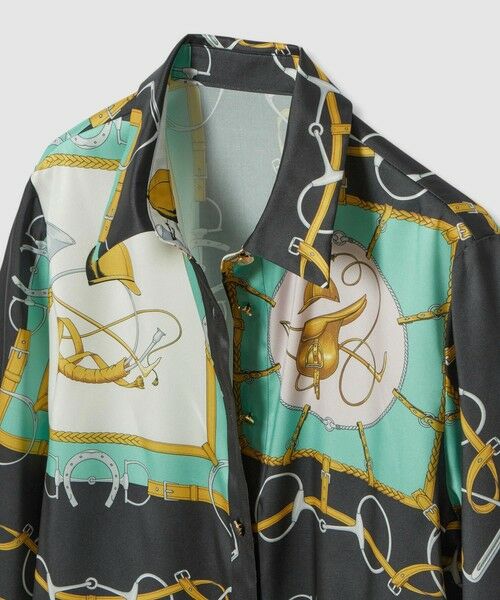 allureville / アルアバイル シャツ・ブラウス | 【LOULOU WILLOUGHBY】RATTIジョッキープリントシャツブラウス | 詳細18