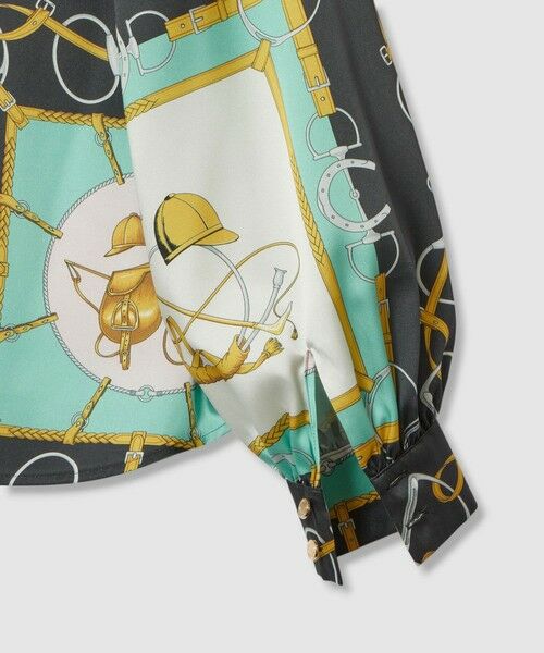 allureville / アルアバイル シャツ・ブラウス | 【LOULOU WILLOUGHBY】RATTIジョッキープリントシャツブラウス | 詳細20