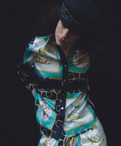 allureville / アルアバイル シャツ・ブラウス | 【LOULOU WILLOUGHBY】RATTIジョッキープリントシャツブラウス | 詳細8