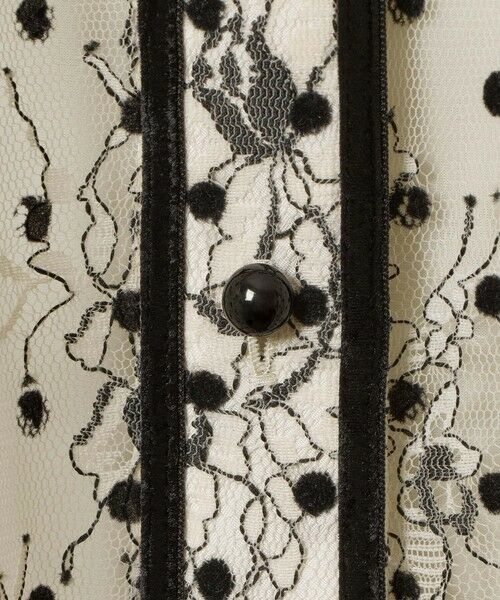 allureville / アルアバイル シャツ・ブラウス | 【LOULOU WILLOUGHBY】フロッキードットレースブラウス | 詳細10