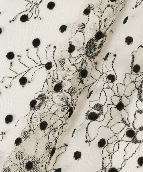allureville / アルアバイル シャツ・ブラウス | 【LOULOU WILLOUGHBY】フロッキードットレースブラウス | 詳細12