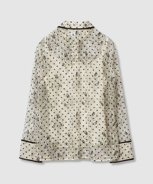 allureville / アルアバイル シャツ・ブラウス | 【LOULOU WILLOUGHBY】フロッキードットレースブラウス | 詳細6