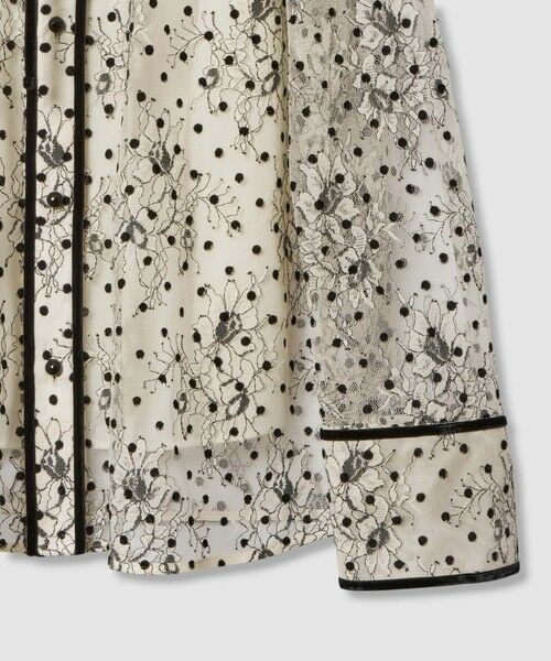 allureville / アルアバイル シャツ・ブラウス | 【LOULOU WILLOUGHBY】フロッキードットレースブラウス | 詳細9