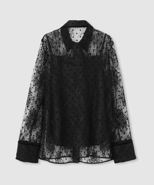 allureville / アルアバイル シャツ・ブラウス | 【LOULOU WILLOUGHBY】フロッキードットレースブラウス | 詳細16