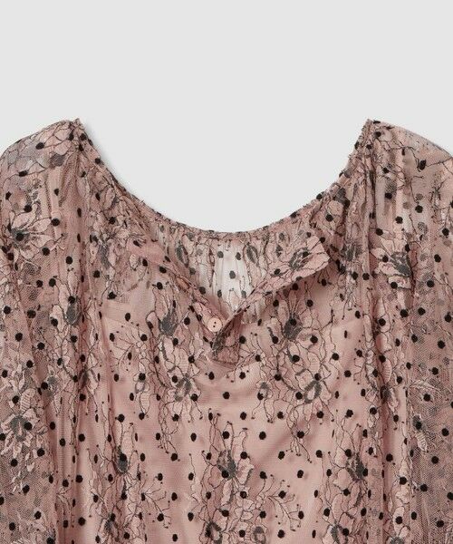 allureville / アルアバイル ロング・マキシ丈ワンピース | 【LOULOU WILLOUGHBY】フロッキードットレースワンピース | 詳細9