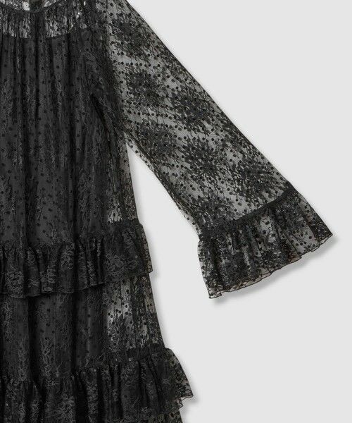 allureville / アルアバイル ロング・マキシ丈ワンピース | 【LOULOU WILLOUGHBY】フロッキードットレースワンピース | 詳細23