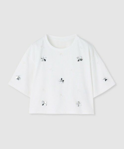 allureville / アルアバイル Tシャツ | 【LOULOU WILLOUGHBY】スパンコールＴシャツ | 詳細5