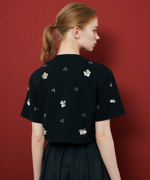 allureville / アルアバイル Tシャツ | 【LOULOU WILLOUGHBY】スパンコールＴシャツ | 詳細10