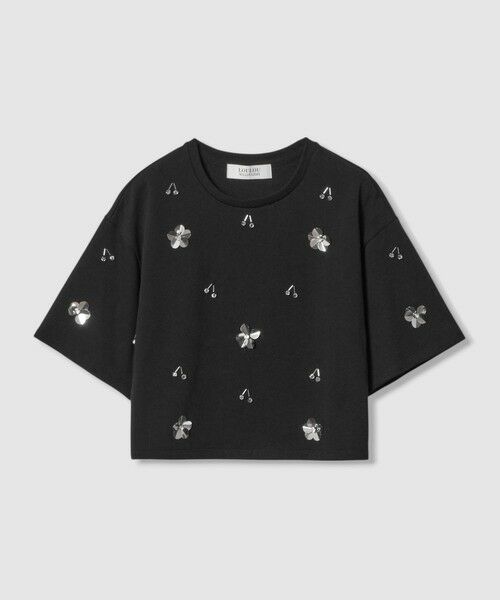 allureville / アルアバイル Tシャツ | 【LOULOU WILLOUGHBY】スパンコールＴシャツ | 詳細12