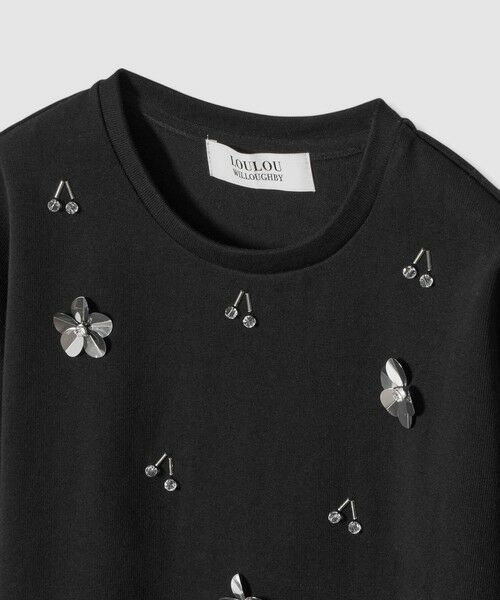allureville / アルアバイル Tシャツ | 【LOULOU WILLOUGHBY】スパンコールＴシャツ | 詳細14