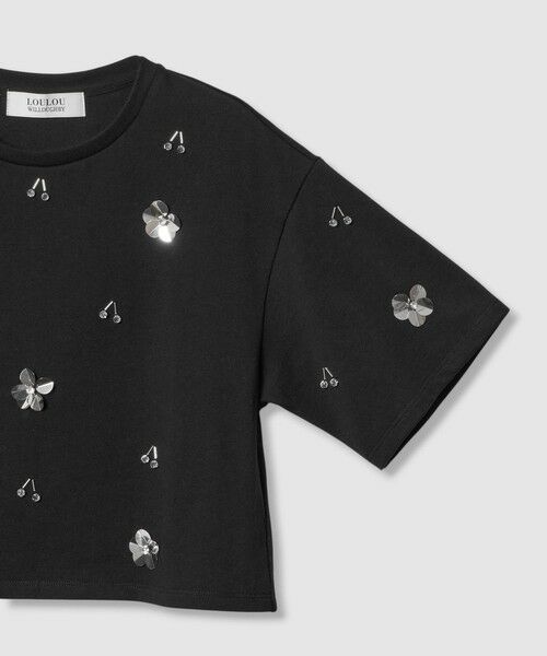 【LOULOU WILLOUGHBY】スパンコールＴシャツ LOULOU WILLOUGHBY】スパンコールTシャツ|allureville OFFICIAL