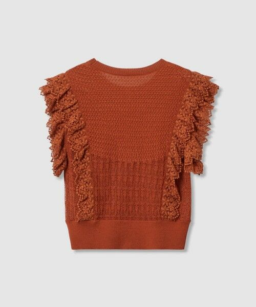 allureville / アルアバイル ニット・セーター | 【LOULOU WILLOUGHBY】レースフリルニットプルオーバー | 詳細14