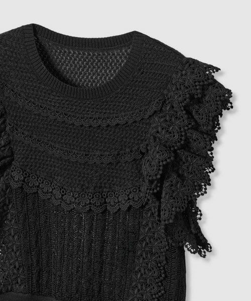 allureville / アルアバイル ニット・セーター | 【LOULOU WILLOUGHBY】レースフリルニットプルオーバー | 詳細22