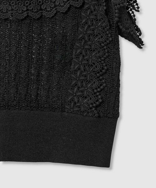 allureville / アルアバイル ニット・セーター | 【LOULOU WILLOUGHBY】レースフリルニットプルオーバー | 詳細23