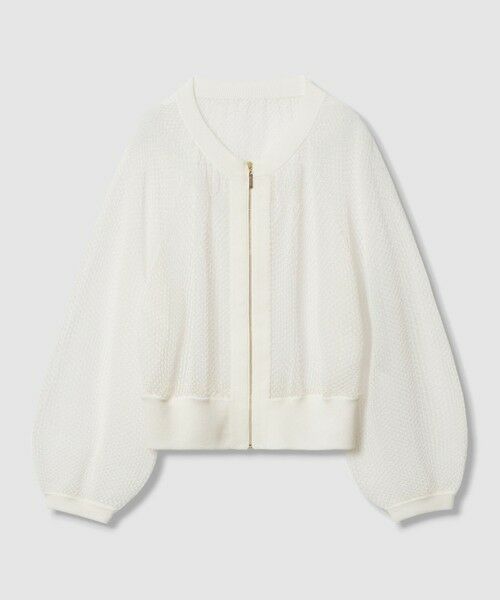 allureville / アルアバイル カーディガン・ボレロ | 【LOULOU WILLOUGHBY】柄編みニットブルゾン | 詳細4
