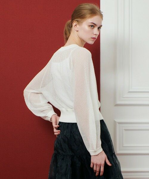 allureville / アルアバイル カーディガン・ボレロ | 【LOULOU WILLOUGHBY】柄編みニットブルゾン | 詳細2