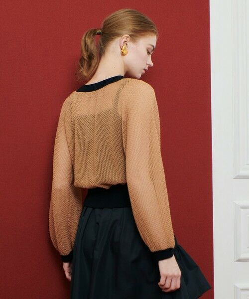 allureville / アルアバイル カーディガン・ボレロ | 【LOULOU WILLOUGHBY】柄編みニットブルゾン | 詳細8