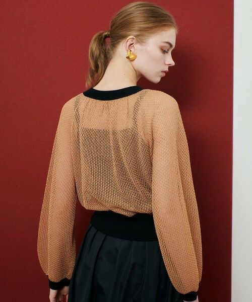 allureville / アルアバイル カーディガン・ボレロ | 【LOULOU WILLOUGHBY】柄編みニットブルゾン | 詳細9