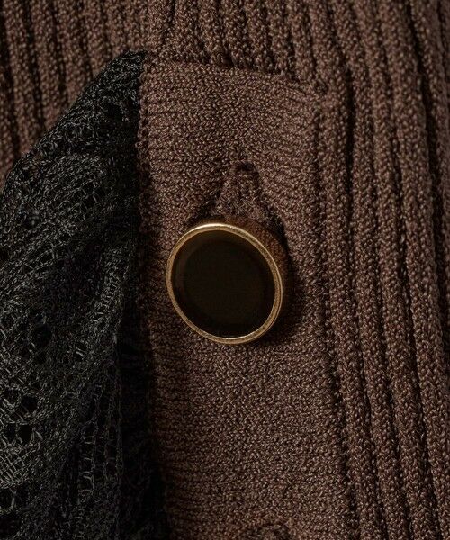 allureville / アルアバイル ニット・セーター | 【LOULOU WILLOUGHBY】スリーブヘムレースプルオーバー | 詳細16