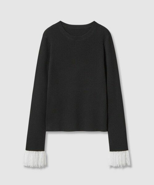 allureville / アルアバイル ニット・セーター | 【LOULOU WILLOUGHBY】スリーブヘムレースプルオーバー | 詳細26