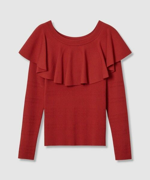 allureville / アルアバイル ニット・セーター | 【LOULOU WILLOUGHBY】ラッフルオフショルプルオーバー | 詳細12