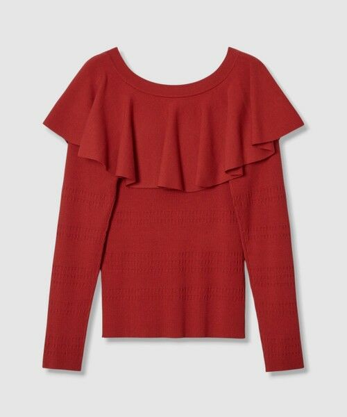 allureville / アルアバイル ニット・セーター | 【LOULOU WILLOUGHBY】ラッフルオフショルプルオーバー | 詳細13